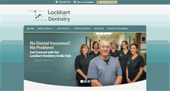 Desktop Screenshot of lockhartdentistry.com